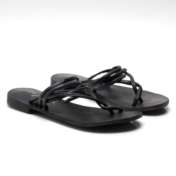 🎉 LAST CHANCE🎉 FREE PEOPLE Kayla Soft Strappy Sandals / Black - Picture 9 of 12